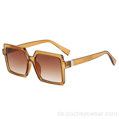 Neue europäische und amerikanische Retro-Sonnenbrille für Männer und Frauen Gelee-Sonnenbrille mit großem Rahmen Street Shooting Sonnenbrille s